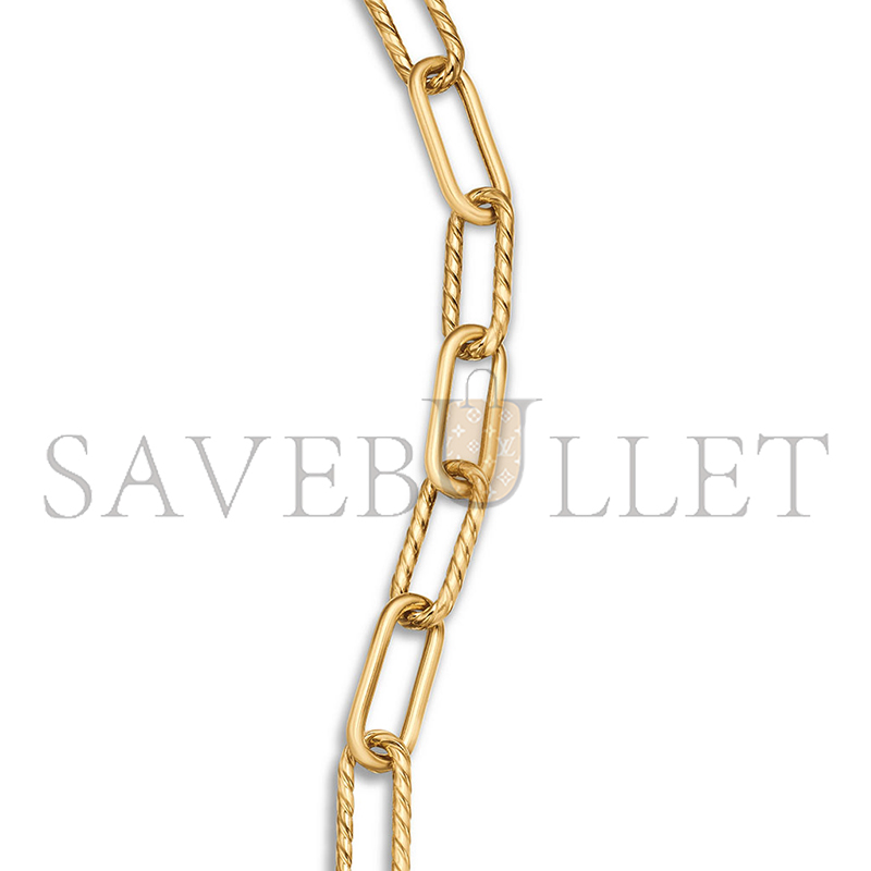 dau1d Yvrm*n dy madison chain bracelet 18k yellow gold, 4mm b17841 88